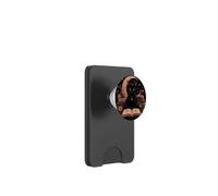 Black Cat Crescent Moon Book Floral Witchy Dark Academia PopSockets PopWallet for MagSafe