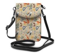 Black Cat Crossbody Cell Phone Purse Good Days Start with Coffee Meow Animal Cartoon Pets RomanticWallet Handbag