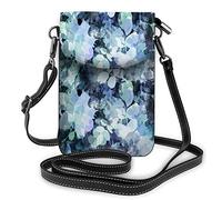 Black Cat Crossbody Cell Phone Purse Good Days Start with Coffee Meow Animal Cartoon Pets RomanticWallet Handbag