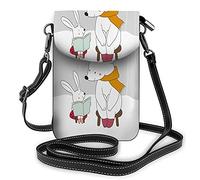Black Cat Crossbody Cell Phone Purse Good Days Start with Coffee Meow Animal Cartoon Pets RomanticWallet Handbag