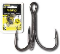 Black Cat Curved Point Treble Hook DG Coating - Sz 2/0 5pcs