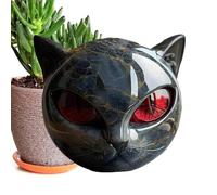 Black Cat Figure - Desk Decoration Sculpture, Resin Decorative Figures for Living Room Design, Display Case, Table Decoration