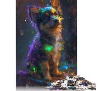 Black Cat Hiding in River Puzzle 500 Piece Adult Jigsaw Puzzle Puzzle for Adults Jigsaw Puzzles for Adults 500pcs (52x38cm)