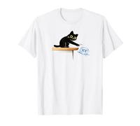 Black Cat Ice Cube Cute Funny Playful Kitty T-Shirt