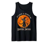 Black Cat It's Just A Bunch of Hocus Pocus Cat Shirt Tank Top