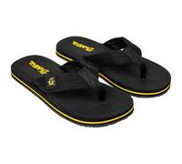 Black Cat Logo Flip Flops UK 11 Black