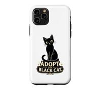 Black Cat Lover Adopt The Black Cat Rescue Case for iPhone 11 Pro