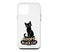Black Cat Lover Adopt The Black Cat Rescue Case for iPhone 12 mini