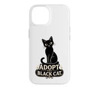 Black Cat Lover Adopt The Black Cat Rescue Case for iPhone 14