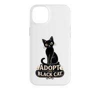 Black Cat Lover Adopt The Black Cat Rescue Case for iPhone 14 Plus