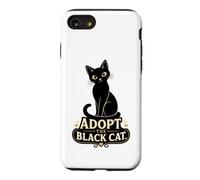 Black Cat Lover Adopt The Black Cat Rescue Case for iPhone SE (2020) / 7/8