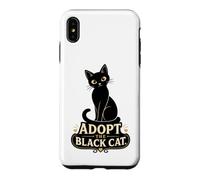 Black Cat Lover Adopt The Black Cat Rescue Case for iPhone XS Max