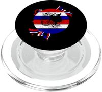 Black Cat Lovers Cool Patriotic Kitty Cat July 4th Flag PopSockets PopGrip for MagSafe