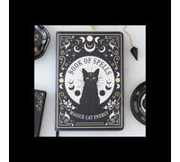 Black Cat Magick Book Of Spells A5 Notebook With Pen