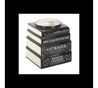 Black Cat Magick Book Stack Ceramic Vase For Flowers