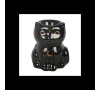 Black Cat Magick Oil Burner Tealight Ceramic Fragrance