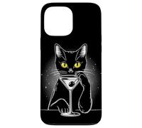 Black Cat Martini Tee - Perfect for Cats and Drink Lovers Case for iPhone 13 Pro Max