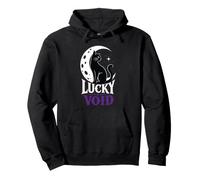 Black Cat Moon Lucky Void Pullover Hoodie