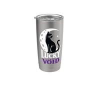 Black Cat Moon Lucky Void Stainless Steel Insulated Tumbler