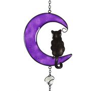Enchanting Black Cat Windchime - 70cm (1 Pc.) - Stunning & Unique Design, Rust-resistant Metal - Ideal Home Accent