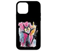 Black Cat Peace Graffiti Pop Character Graphic Art Sign Case for iPhone 12 mini
