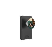 Black Cat Reading Book Design for Lovers and Bookworms PopSockets PopWallet for MagSafe