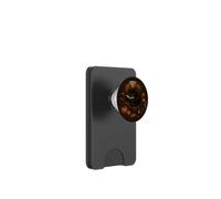 Black Cat Reading Book Pumpkin Cozy Vintage Fall Dark Art PopSockets PopWallet for MagSafe
