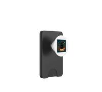 Black Cat Reading Book Pumpkin Moon Stars Fall Cozy Boho Art PopSockets PopWallet for MagSafe