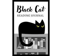 Black Cat Reading Journal: 6'' x 9'' 150-pages for book reviews, challenges, notes and more.
