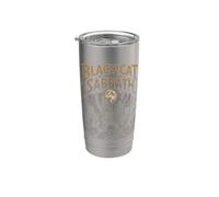 Black Cat Sabbath Rock Band Stainless Steel Insulated Tumbler