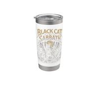 Black Cat Sabbath Rock Band Stainless Steel Insulated Tumbler