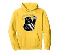 Black Cat Sailor Sail Boating Captain Vintage Sailing Cat Pullover Hoodie