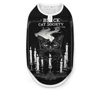 Black Cat Society Cute Cute Pet Supplies Soft Dog Sweaters Printing for Dogs Puppy Cats 2XL