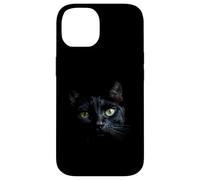 Black Cat Stunning Face Staring from the Darkness Case for iPhone 14