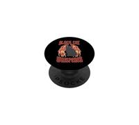 Black Cat Whisperer Rock and Roll Style Angel Wings PopSockets Adhesive PopGrip
