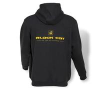 Black Cat Zip Up Hoodie Noir 3XL
