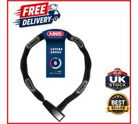 Black Catena 6806K Chain Lock 110 cm with Textile Sleeve for Bike Protection