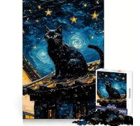 Black Cats Are Outcasts Jigsaw Puzzle 1000 Pieces Mental Recall Mind Soothing Fun Smooth Cut Birthday Present (50x75cm)