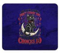 Black Cats Don't Curse You Your Bad Choices Do Mouse Mat Pad 24cm x 19cm