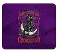 Black Cats Don't Curse You Your Bad Choices Do Mouse Mat Pad 24cm x 19cm