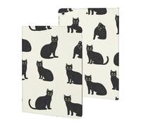 Black Cats Pattern Compatible with iPad Protective Case ipad 2019/2020/2021(10.2in)