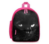 Black Cats Rule Small Backpack Cute Mini Shoulder Bag 12.6 × 9.4 × 5.9 Inches Daypack