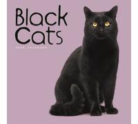 Black Cats Square Wall Calendar 2026