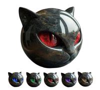 Black Cats Stone Sculpture,Hand-Carved Crystals and Healing Stones, Cute Decoration Gemstones,Marble Texture,Gift Decor for Cat Lovers & Collectors (C)