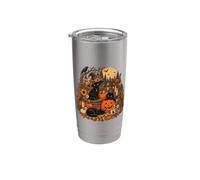 Black Cats Witchy Halloween Autumn Cottage Core Stainless Steel Insulated Tumbler