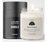 Black Cavapoo Gifts - Luxury Soy Wax Candle - Vanilla, Jasmine, Sugared Almond - Makester