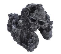 Black Cave Hideout Snake Tank Habitat Reptile for Resin