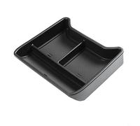 Black Center Armrest Storage Box for ID.4 2021-2025 and ID.5 2023-2026, Console Organizer Bin for Sunglasses and Cables, Car Interior Trim