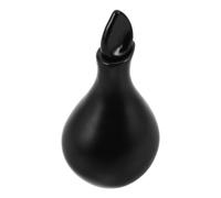 Black Ceramic Essential Oil Bottle 40ml Leaf Shape Vintage | Spa Aromatherapy Use, Refillable Leakproof Design, Portable 1.35oz Container for Fragrance or Perfume