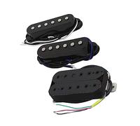 Black Ceramic Guitar Humbucker And Single Coil Pickups HSS Electric Guitar Parts Electric Guitar Parts Replacement